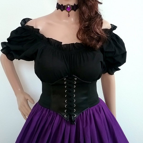 Renaissance Blouse Choose Color Steampunk BOHO Peasant Pirate Wench Cosplay Elvin Faire Festival