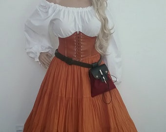 READY To SHIP Renaissance Dress, Corset, Skirt, Blouse Complete Outfit Ready To Ship 3 Pieces