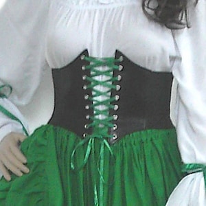 Renaissance Corset Belt Waist Cincher Underbust Corse Belt Steampunk Costume Medieval Pirate Wench S-L