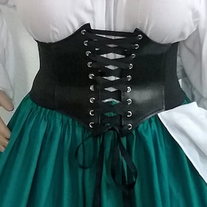PLUS Corset Belt RENAISSANCE Waist Cincher Under bust Corset L XL 2XL 3XL 4X Plus 9 Colors