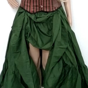 Steampunk Skirt Renaissance  100% Cotton Hand Dyed Pirate VICTORIAN Costume Medieval Color Choice