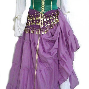 Esmeralda Costume SKIRT Hunchback of Notre Dame Gypsy Cosplay Halloween