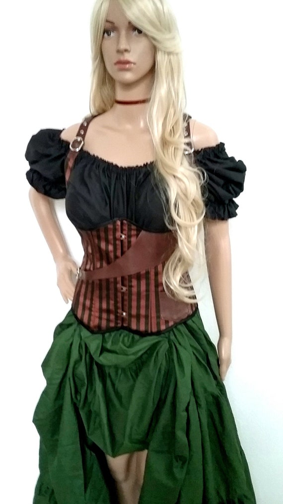 Corset pirate cheap skirt