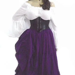 Violet Medieval Dress 