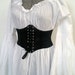 Corset Belt Elvin Fairy Pixie Goth Pirate Underbust Pagan Renaissance Corset Wench Halloween Costume 