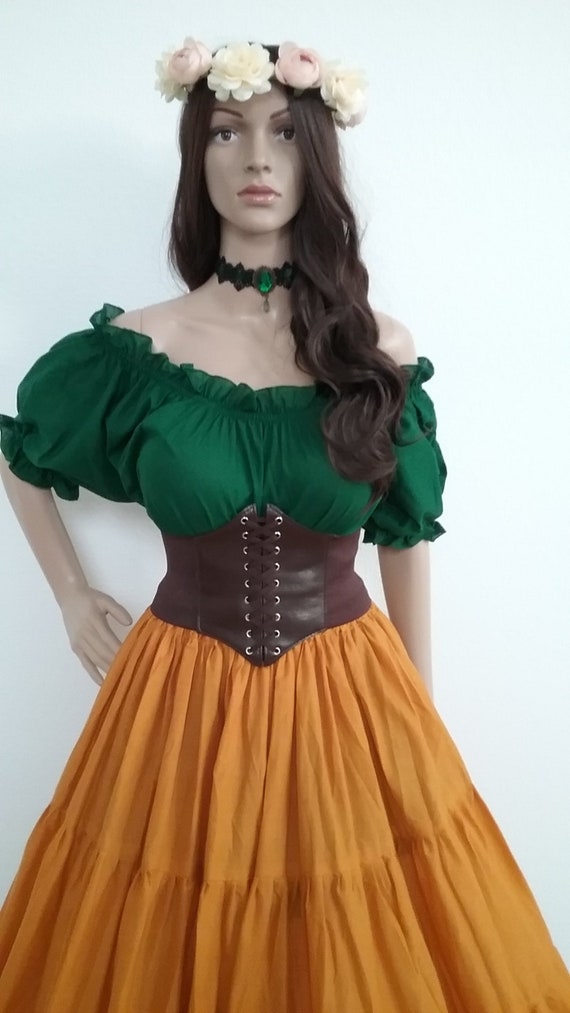 Renaissance Blouse Steampunk Pick Your Colors Cosplay Dress Victorian Con Halloween Medieval LARP Costume