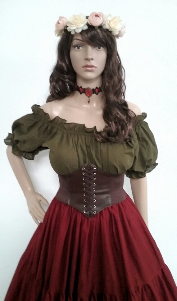Vestido Renacentista Para Mujer, Falda Gótica Steampunk