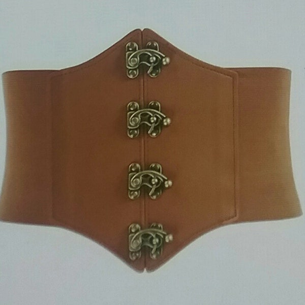 Corset Belt Steampunk Elvin Fairy Pixie Goth Underbust Pagan Renaissance Wench Halloween Costume