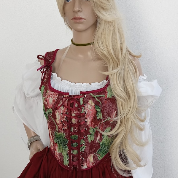 Corset Medieval Dress, Renaissance, Custom Made