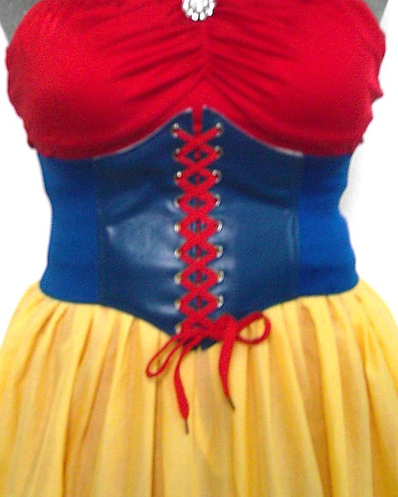 Blancanieves corsé Cosplay cintura Cincher Underbust Corset Renacimiento  Steampunk traje medieval pirata Wench S-L -  México