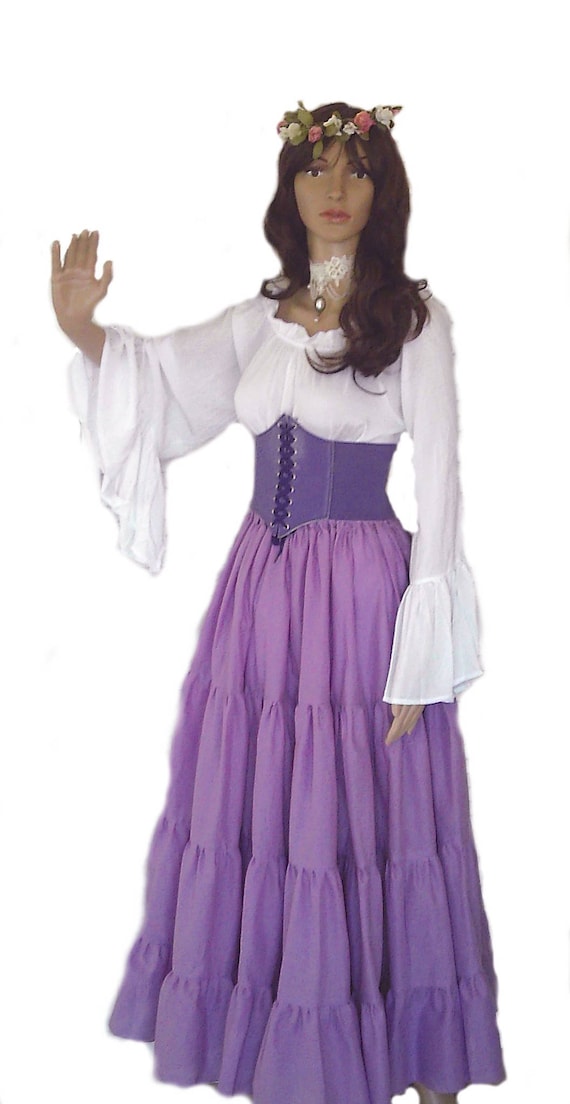 purple steampunk dress
