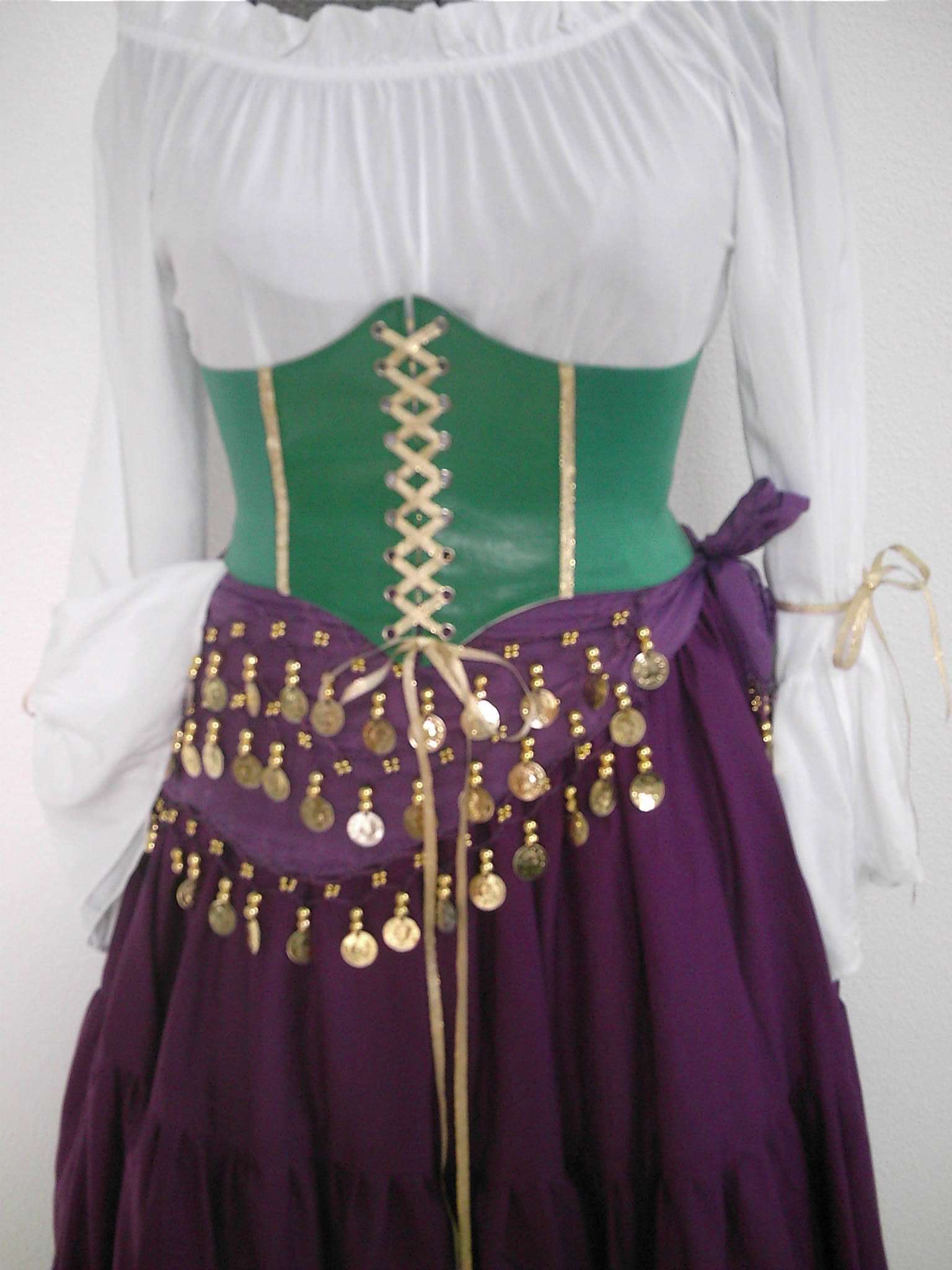 Esmeralda Costume Corset Belt 4 Pieces Hunchback of Notre Dame Inspired  Disney Costume Gypsy Cosplay Halloween 