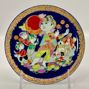 Vintage Rosenthal Studio-Linie Bjorn Winblad Aladin II Porcelain Plate/Wall Hanging