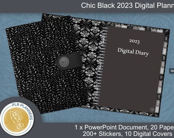 Chic Black 2023 Planner