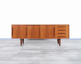 Danish Modern Teak Credenza