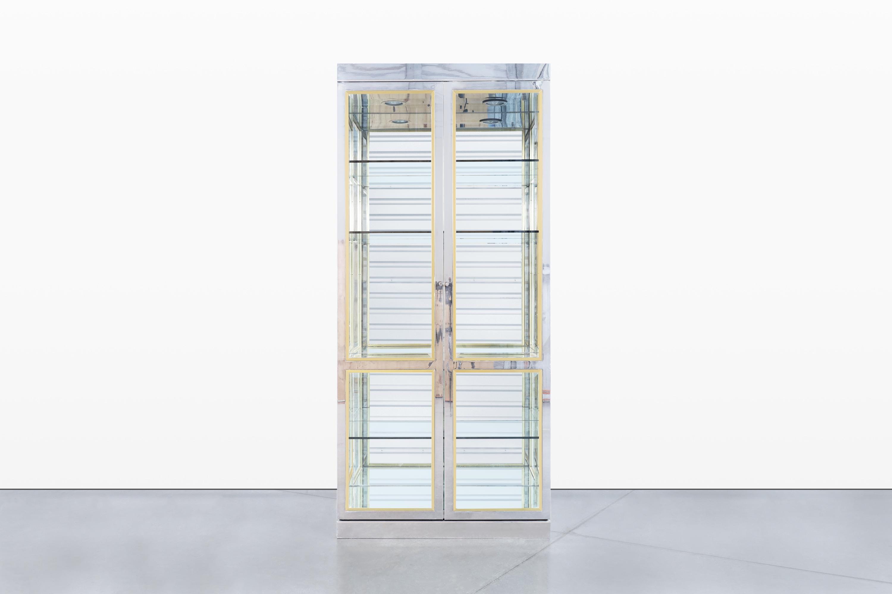 Vitrine Présentoir Collection Avec Miroir - Boîte En Verre Et Miroir - Occasion Bon état