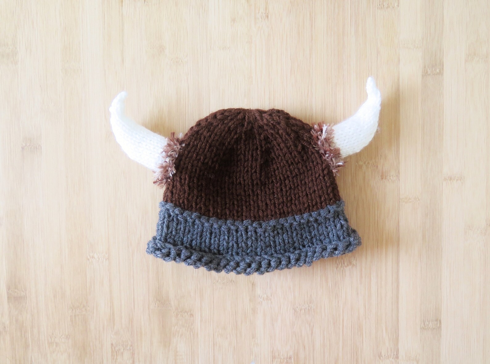 Viking Hat With Braids Knitted Viking Hat Knit Viking Hat Etsy