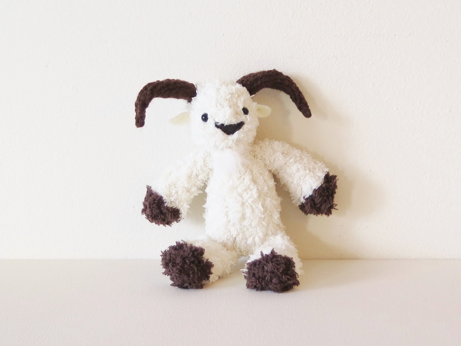 Tiny Bighorn Sheep Plush Toy Hand-knitted Bighorn Sheep | Etsy