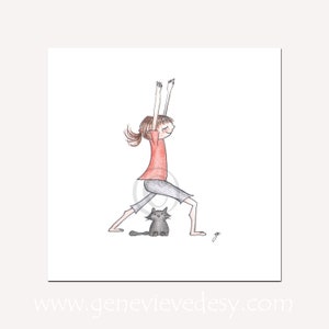 Digital Art Print of a Colored Pencil Drawing
