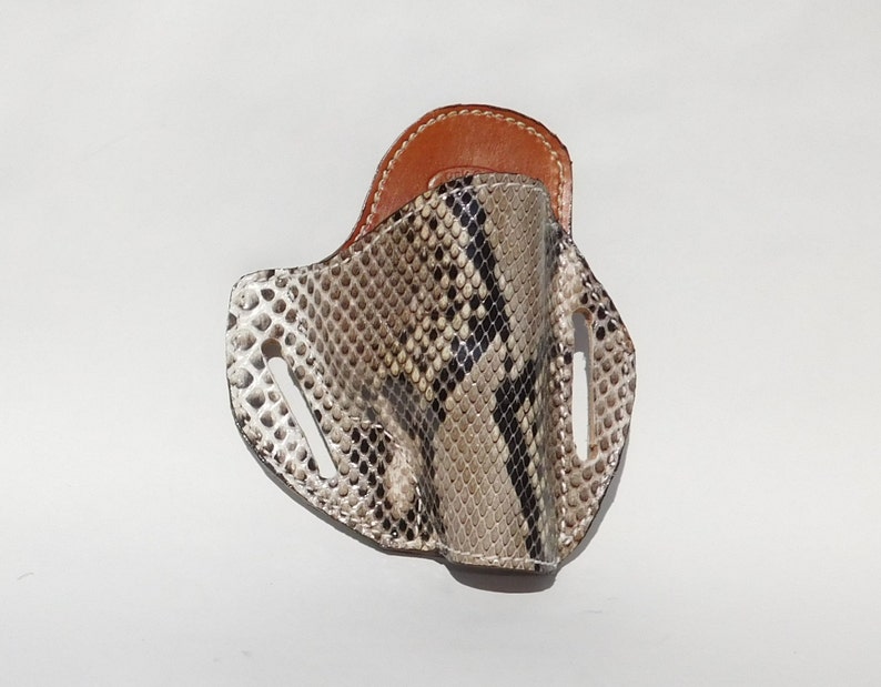 Python Skin Leather Holster for Bersa Thunder .380 Rt Hand Etsy