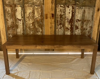 Walnut Parsons Dining Table