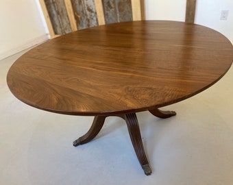 Curly Walnut Round table