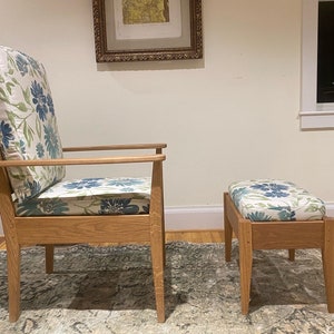 Armchair with Footstool
