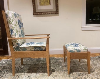 Armchair with Footstool