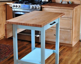 Drop Leaf Kitchen Island