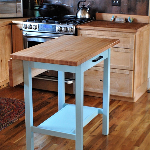 Drop Leaf Kitchen Island