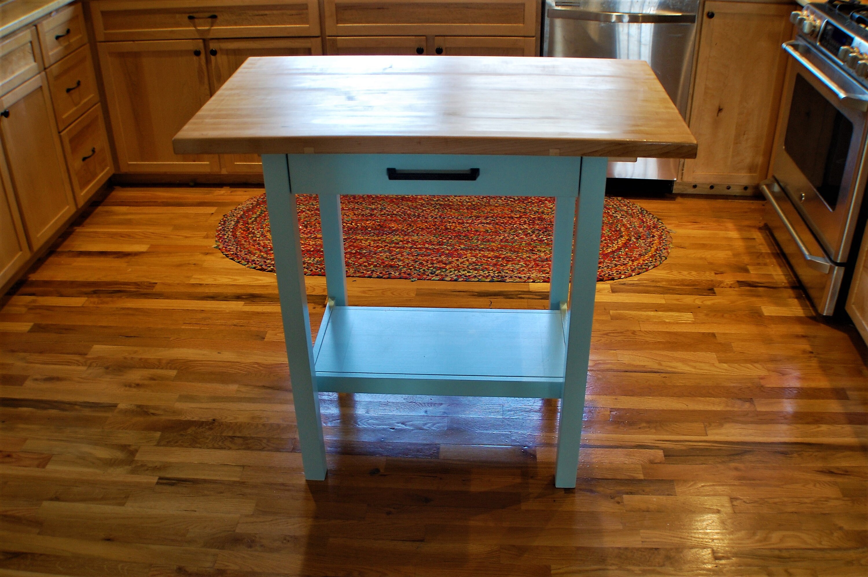 Drop leaf sale butcher block table
