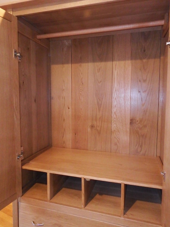 White Oak Wardrobe Etsy UK