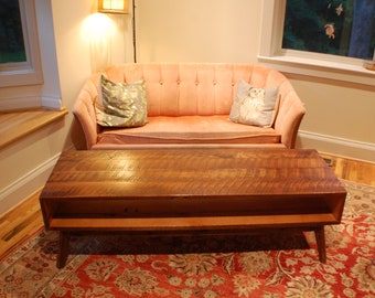 Modern Reclaimed Oak Coffee Table