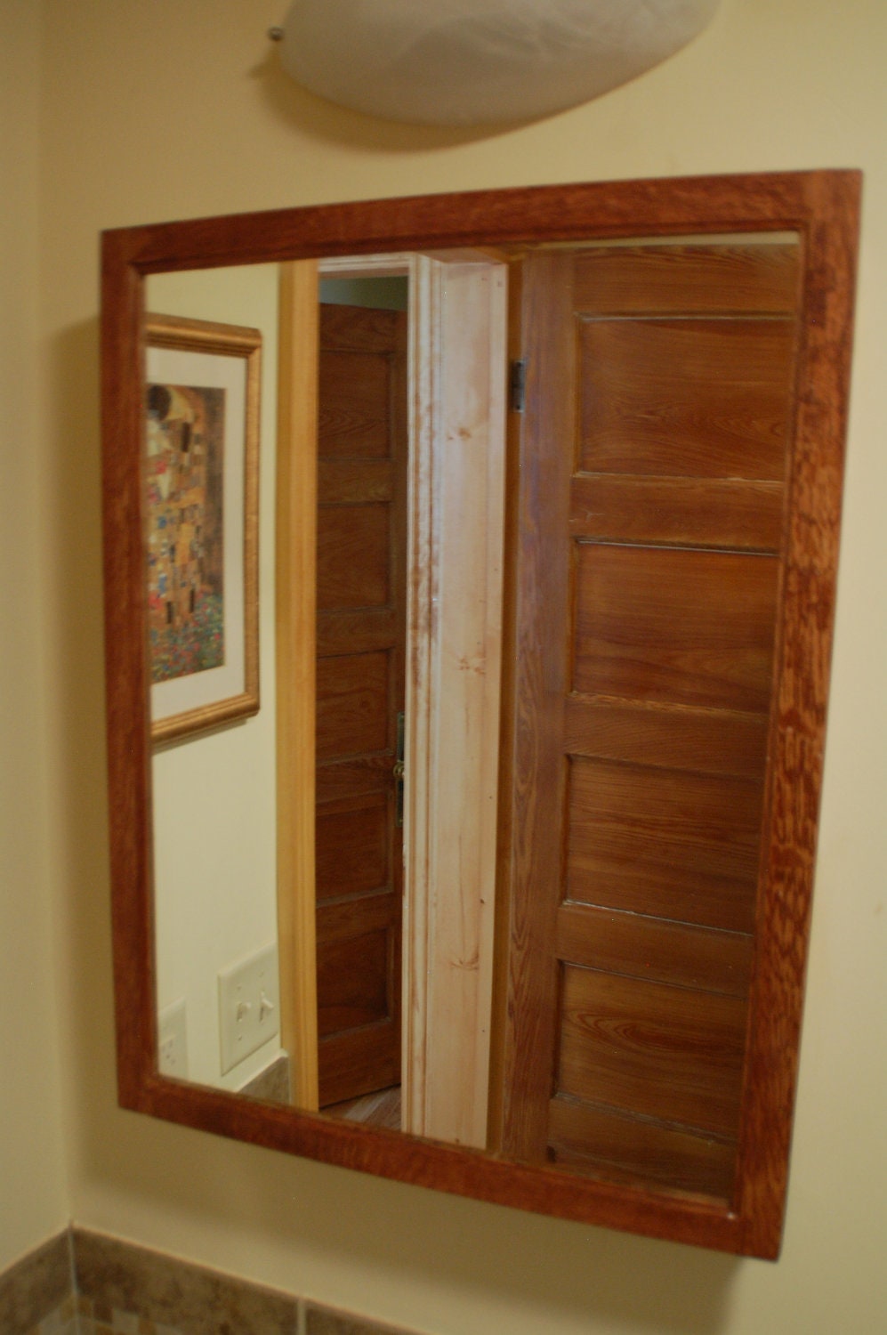 Country Bathroom Oak Medicine Cabinet - Etsy