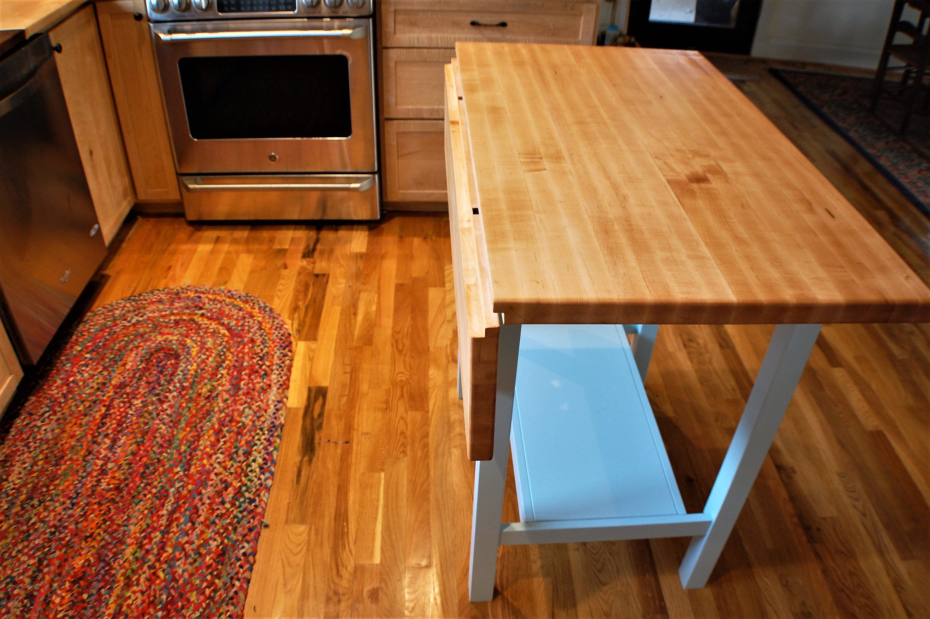Drop leaf butcher block table deals