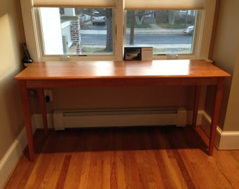 Narrow Cherry Dining Room Table