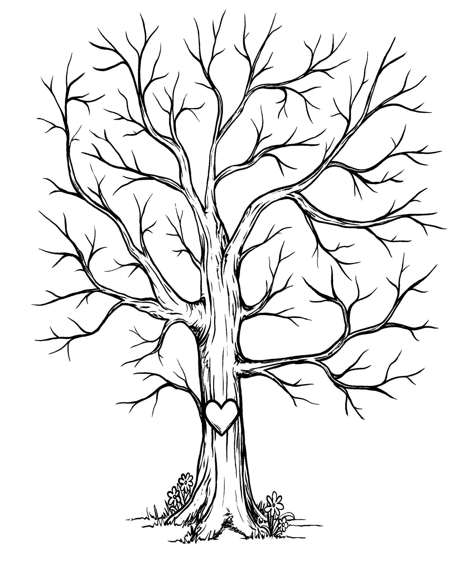 Black and White Tree of Life Art Print on Matte Paper Etsy UK