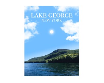 Adirondack Summer in Lake George New York Poster