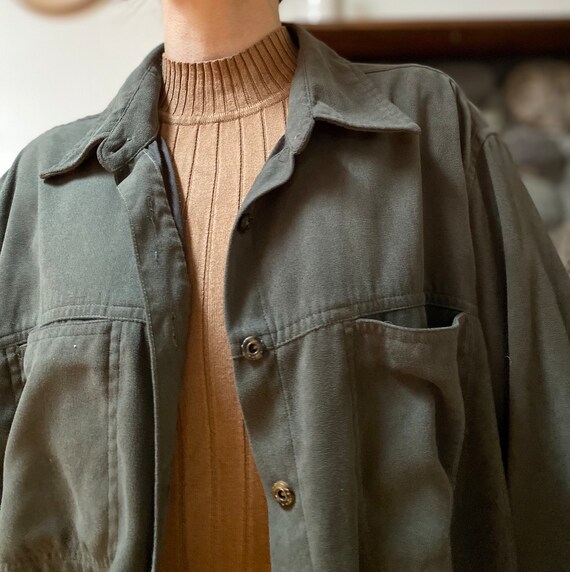 Vintage women's shirt, faux suede, St. John’s Bay… - image 3