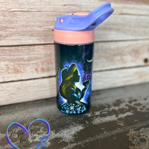 Alice in Wonderland Flip Lid Sublimation Tumbler, Personalized Tumbler, Custom Tumbler, Personalized Mug
