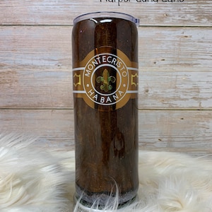 Cigar Tumbler, Personalized Tumbler, Custom Tumbler, Personalized