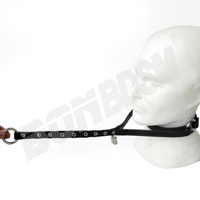 Bondage Leather Choke Collar Asphyxiation Training & Play Etsy
