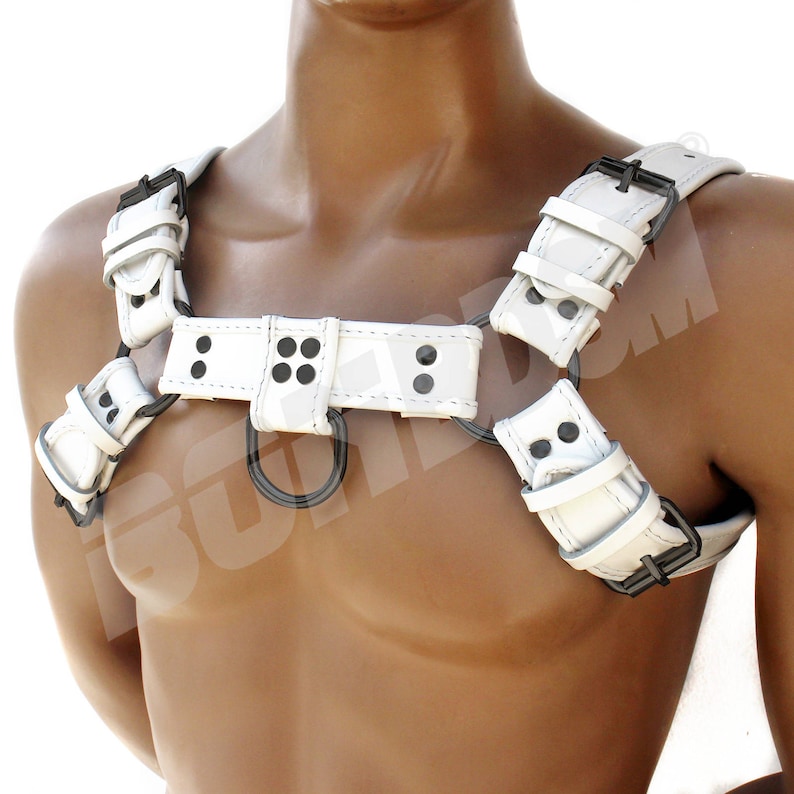 Men&rsquo;s Bulldog Chest Harness Hypoallergenic metal fittings | Etsy
