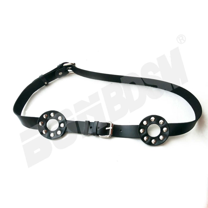 Studded Spiked Breast Binder With a Nipple Holes Nipple Etsy