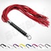 Leather Whip Flogger, Cat o' Nine Tails, BDSM fetish bondage slave toy 