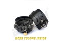 Bondage Wrist & Ankle Cuffs - 3 1/3" Wide, Heavy Duty Genuine Leather, Black Locking Restraints, Mature product logo