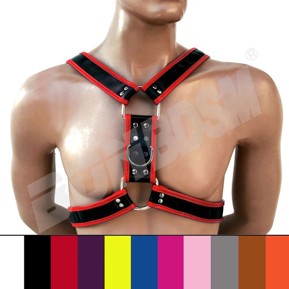 Chest Harness Y Shape, HEAVY DUTY Genuine Leather, Puppy Play