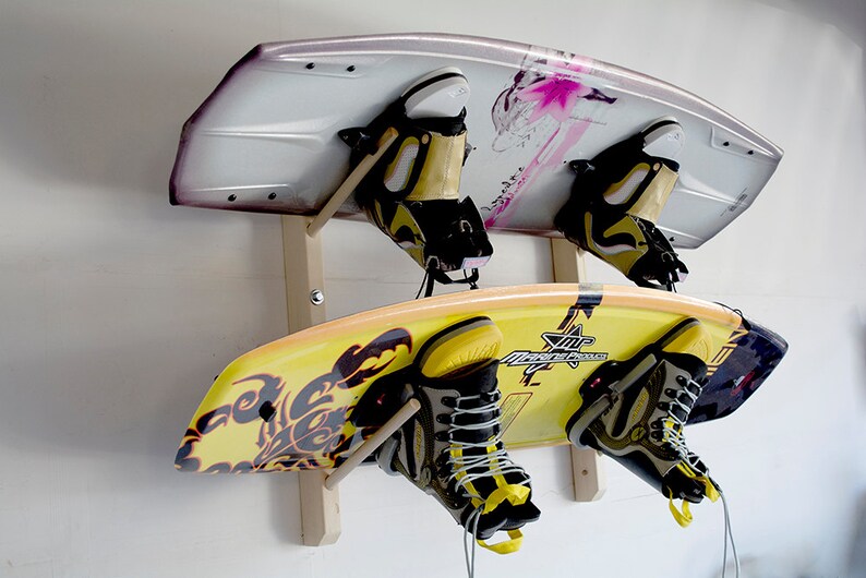 2 Wakeboard Wakeskate Wakesurf Board Wall Rack Etsy
