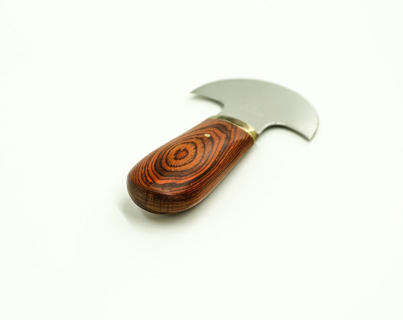 Small Round Knife Head Knife Blade LeatherMob Ivan Etsy