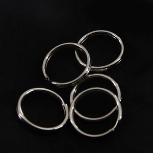 16mm O-Ring Key Ring Holder Hardware LeatherMob Leathercraft Leather image 6